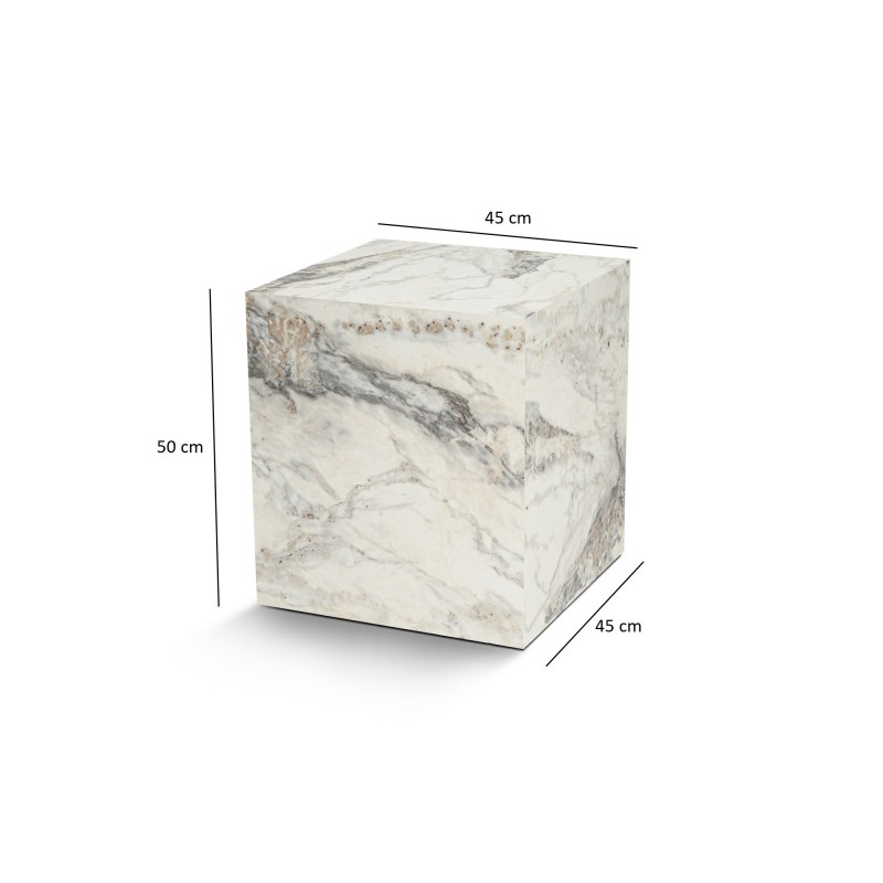Hanah Home Side Table Küp - Freesia Freesia Marble