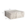Hanah Home Coffee Table Prizma Freesia Marble