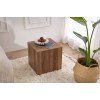 Hanah Home Side Table Küp - Walnut Walnut
