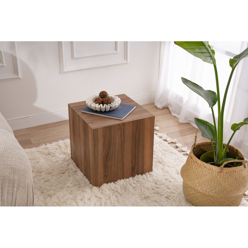 Hanah Home Side Table Küp - Walnut Walnut