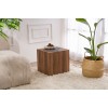 Hanah Home Side Table Küp - Walnut Walnut