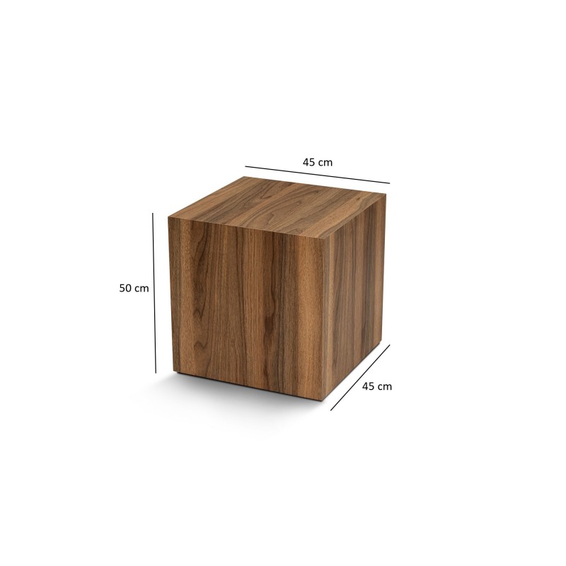 Hanah Home Side Table Küp - Walnut Walnut