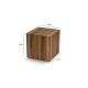Hanah Home Side Table Küp - Walnut Walnut