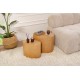 Hanah Home Side Table Set Elipse Set - Oak Oak