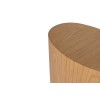 Hanah Home Side Table Set Elipse Set - Oak Oak