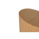 Hanah Home Side Table Set Elipse Set - Oak Oak