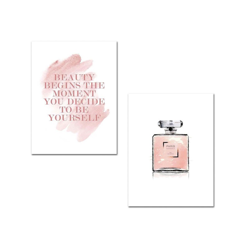 Wallxpert Decorative MDF Painting (2 Pieces) 2P3040MDFCIZ-003 Multicolor