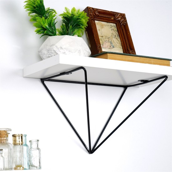 Decorative Wooden Wall Shelf Wr060 Black
White Decorative Wooden Wall Shelf Wr060 Black
White