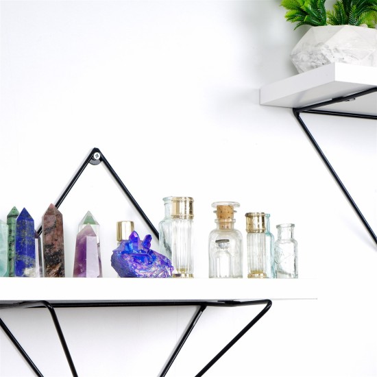 Decorative Wooden Wall Shelf Wr060 Black
White Decorative Wooden Wall Shelf Wr060 Black
White