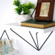 Decorative Wooden Wall Shelf Wr060 Black
White Decorative Wooden Wall Shelf Wr060 Black
White