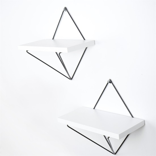 Decorative Wooden Wall Shelf Wr060 Black
White Decorative Wooden Wall Shelf Wr060 Black
White