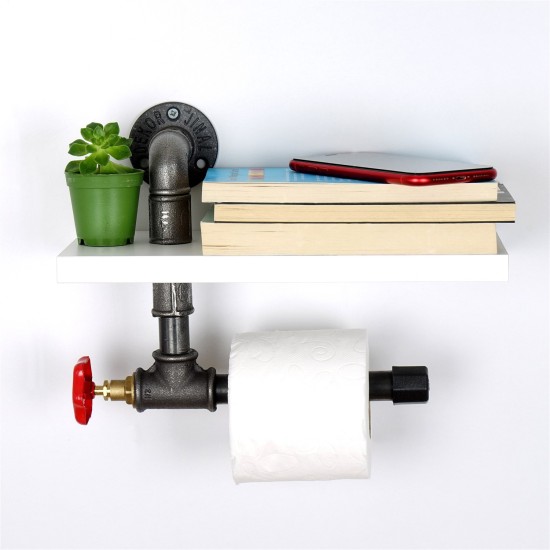 Toilet Paper Holder Boruraf244 White