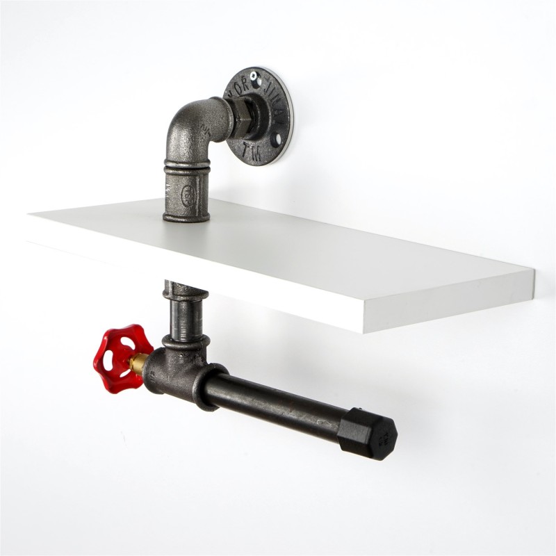 Toilet Paper Holder Boruraf244 White