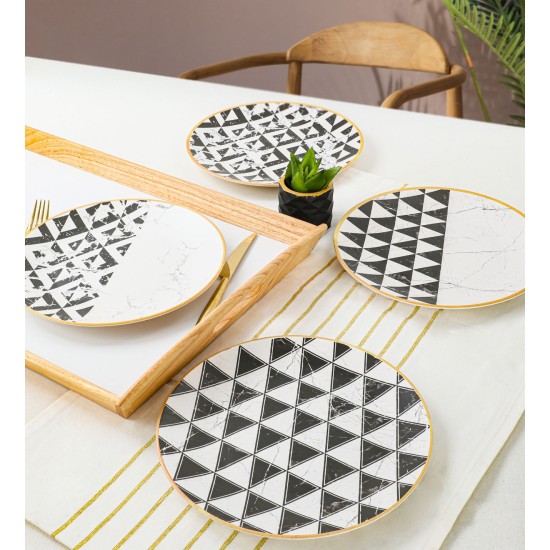 Service Plate Set (4 Pieces) ST040004F022AMD9300MAS3T00 Multicolor Hermia Service Plate Set (4 Pieces) ST040004F022AMD9300MAS3T00 Multicolor