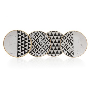 Service Plate Set (4 Pieces) ST040004F022AMD9300MAS3T00 Multicolor