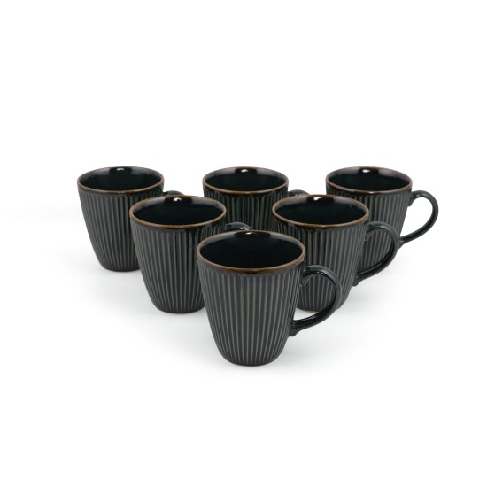 Mug Set (6 Pieces) ST057006FRA5A839700MAET900 Green Hermia Mug Set (6 Pieces) ST057006FRA5A839700MAET900 Green