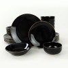 Hermia Ceramic Dinner Set (24 Pieces) TY040424F650A841600MAET600 Black
Gold