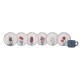 Hermia Tea Cup Set (12 Pieces) TC038312F88XAD01M00MATCS00 Multicolor