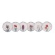 Hermia Tea Cup Set (12 Pieces) TC038312F88XAD01M00MATCS00 Multicolor