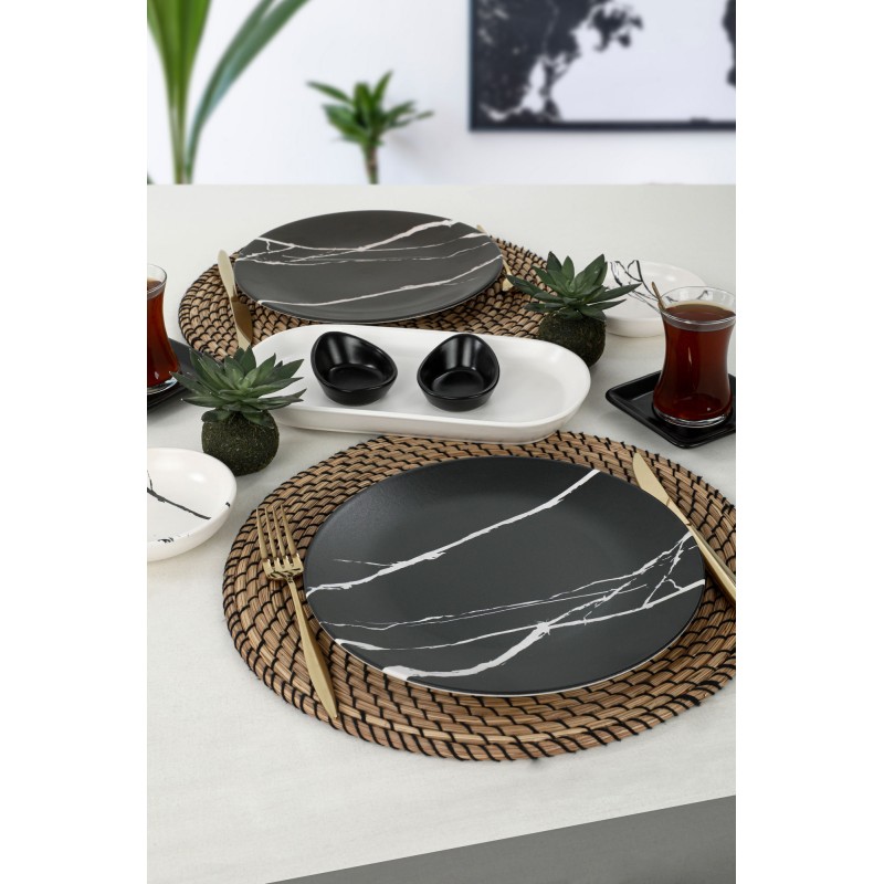 Hermia Breakfast Set (11 Pieces) TV040011F26MADM8500MASEN00 Black
White