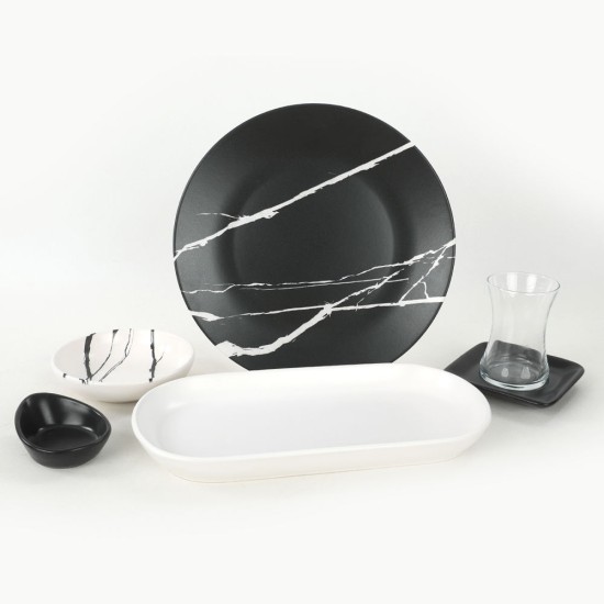 Breakfast Set (11 Pieces) TV040011F26MADM8500MASEN00 Black
White Hermia Breakfast Set (11 Pieces) TV040011F26MADM8500MASEN00 Black
White