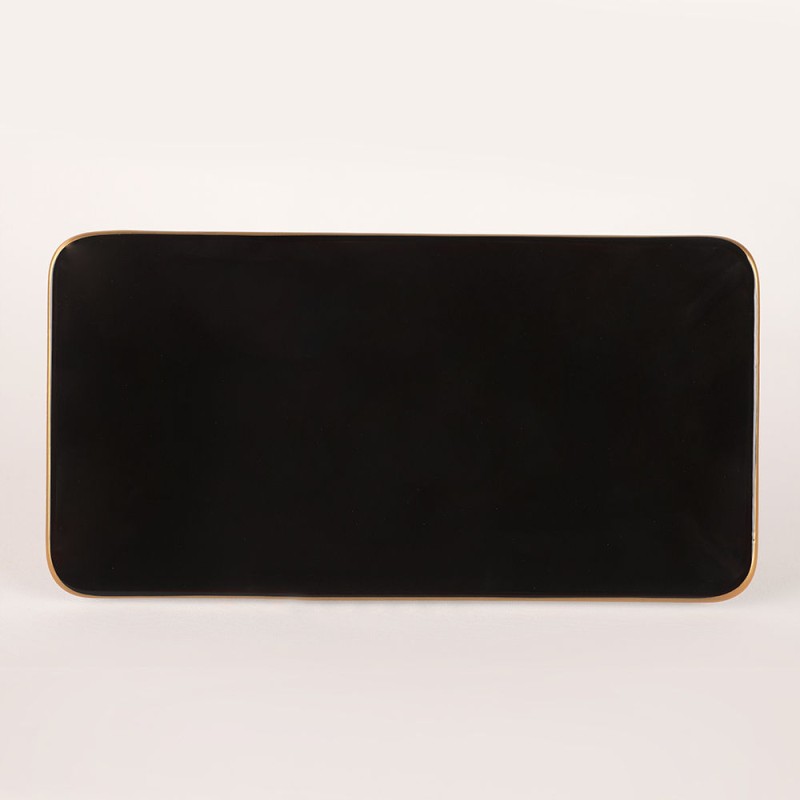 Σετ Πιάτα Κεραμικά (44 Τεμάχια) - Black