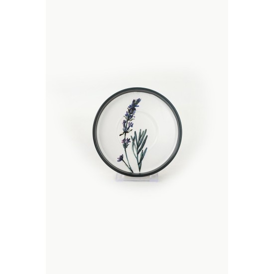 Σετ Φλυτζάνια Καφέ Πορσελάνη (12 Τεμάχια) - White Green Purple Black
