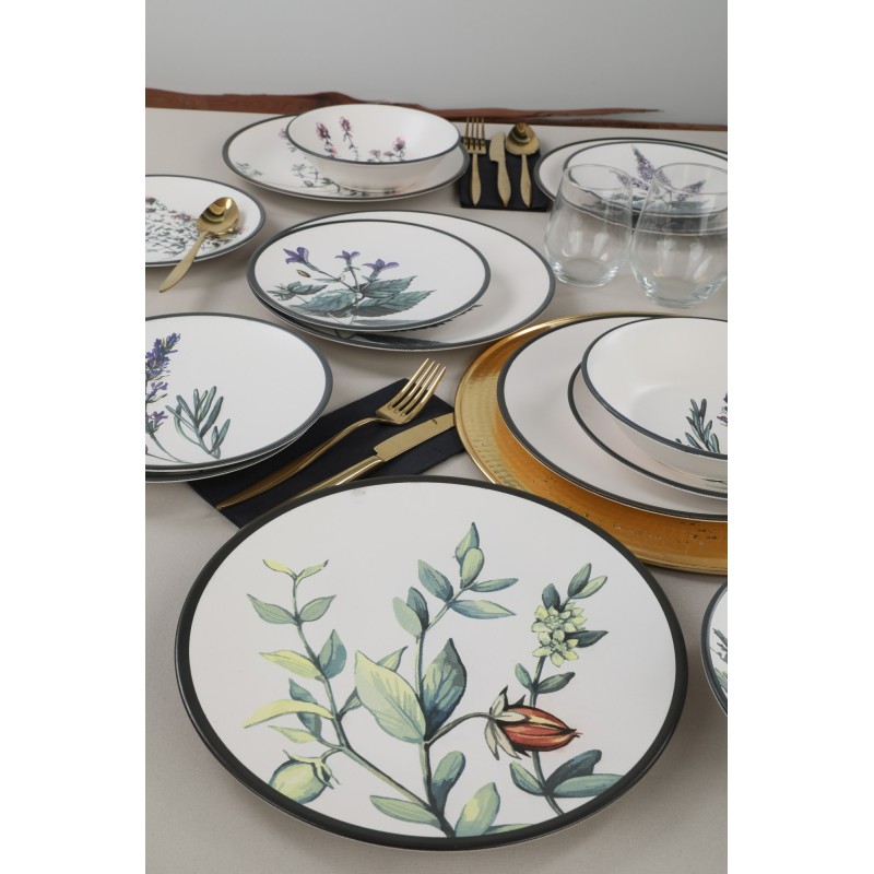 Hermia Ceramic Dinner Set (24 Pieces) TY140524F022A29DM00MAET600 White
Green
Purple
Black