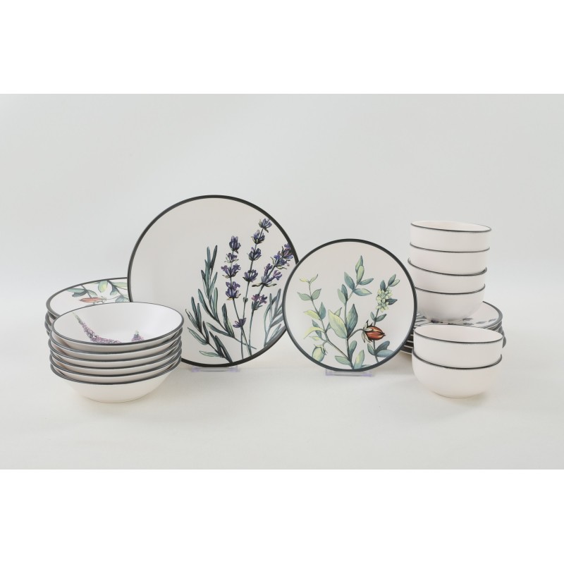 Hermia Ceramic Dinner Set (24 Pieces) TY140524F022A29DM00MAET600 White
Green
Purple
Black