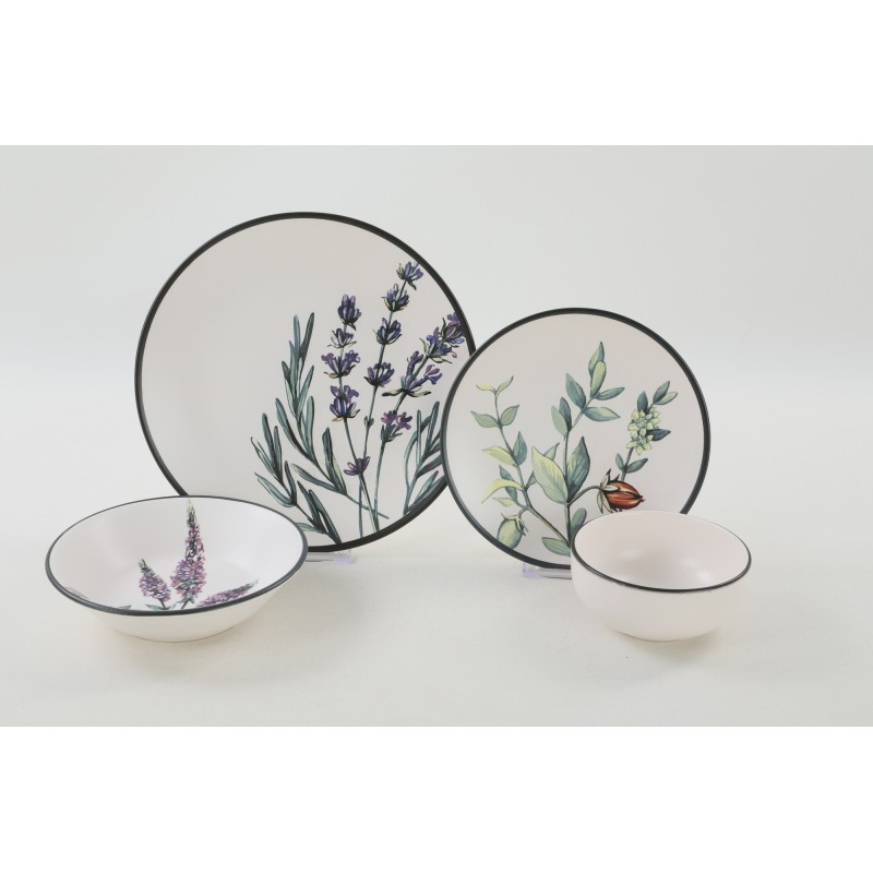 Hermia Ceramic Dinner Set (24 Pieces) TY140524F022A29DM00MAET600 White
Green
Purple
Black