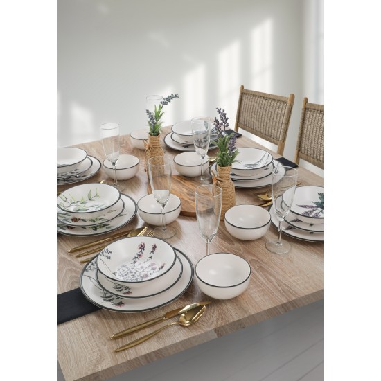 Hermia Ceramic Dinner Set (24 Pieces) TY140524F022A29DM00MAET600 White
Green
Purple
Black