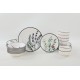 Hermia Ceramic Dinner Set (24 Pieces) TY140524F022A29DM00MAET600 White
Green
Purple
Black