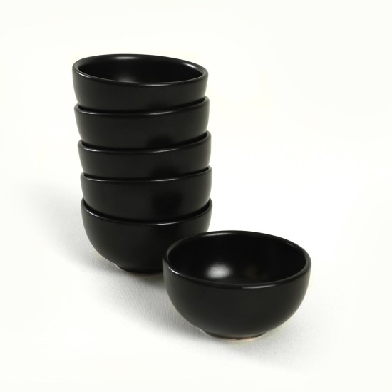 Hermia Ceramic Bowl Set (6 Pieces) ST101106F956A0000000AZ1000 Black