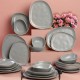 Ceramic Dinner Set (24 Pieces) CTKYEMEKTETRA6470000000024 Grey Hermia Ceramic Dinner Set (24 Pieces) CTKYEMEKTETRA6470000000024 Grey