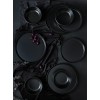 Hermia Ceramic Dinner Set (18 Pieces) X0001347100000000000000000 Black