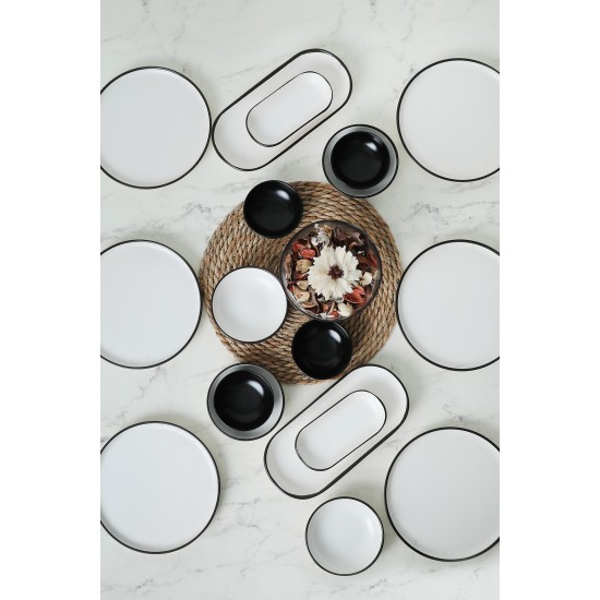 Hermia Breakfast Set (18 Pieces) X0001480300000000000000000 Black
White