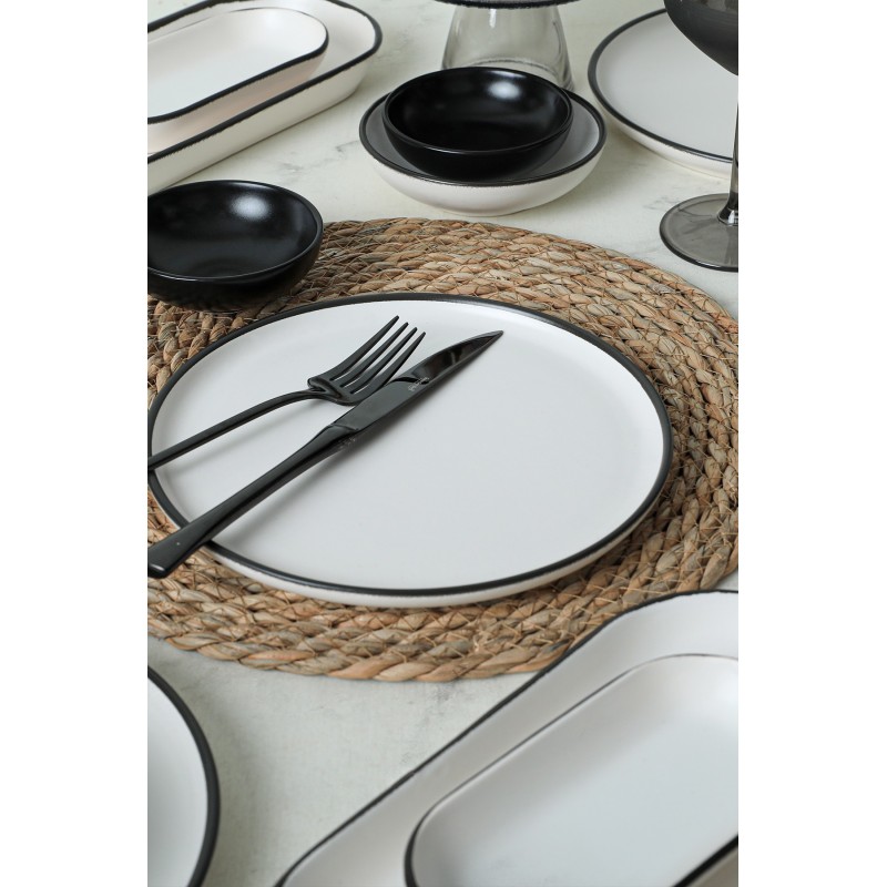 Hermia Breakfast Set (18 Pieces) X0001480300000000000000000 Black
White
