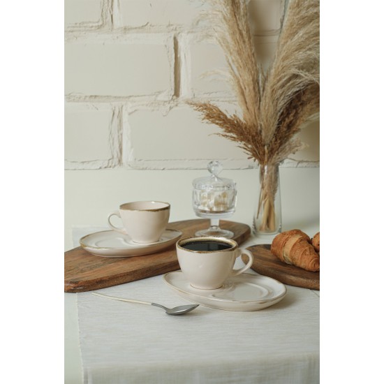 Hermia Tea Cup Set (4 Pieces) X0001602800000000000000000 Cream