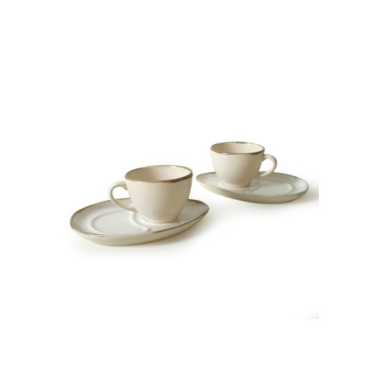 Hermia Tea Cup Set (4 Pieces) X0001602800000000000000000 Cream