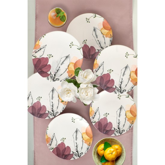 Hermia Cake Serving Set (6 Pieces) ST040206F022AJ47700MASD400 Matte White