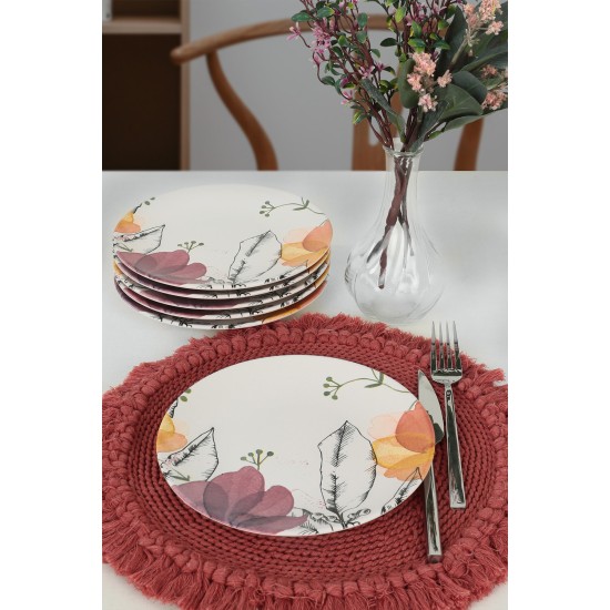 Hermia Cake Serving Set (6 Pieces) ST040206F022AJ47700MASD400 Matte White