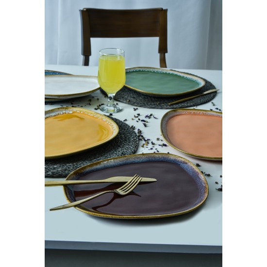 Hermia Service Plate Set (6 Pieces) X000155100000000000000000 Multicolor