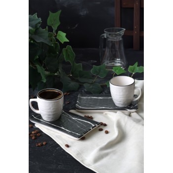 Σετ Φλυτζάνια Καφέ Κεραμικά (4 Τεμάχια) - Multicolor