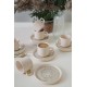 Hermia Tea Cup Set (12 Pieces) X00017458 Transparent