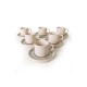 Hermia Tea Cup Set (12 Pieces) X00017458 Transparent