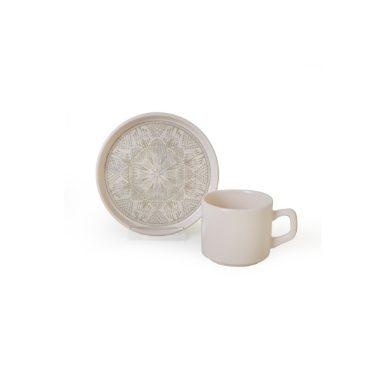 Hermia Tea Cup Set (12 Pieces) X00017458 Transparent