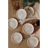 Hermia Ceramic Bowl Set (6 Pieces) X00017907 Cream