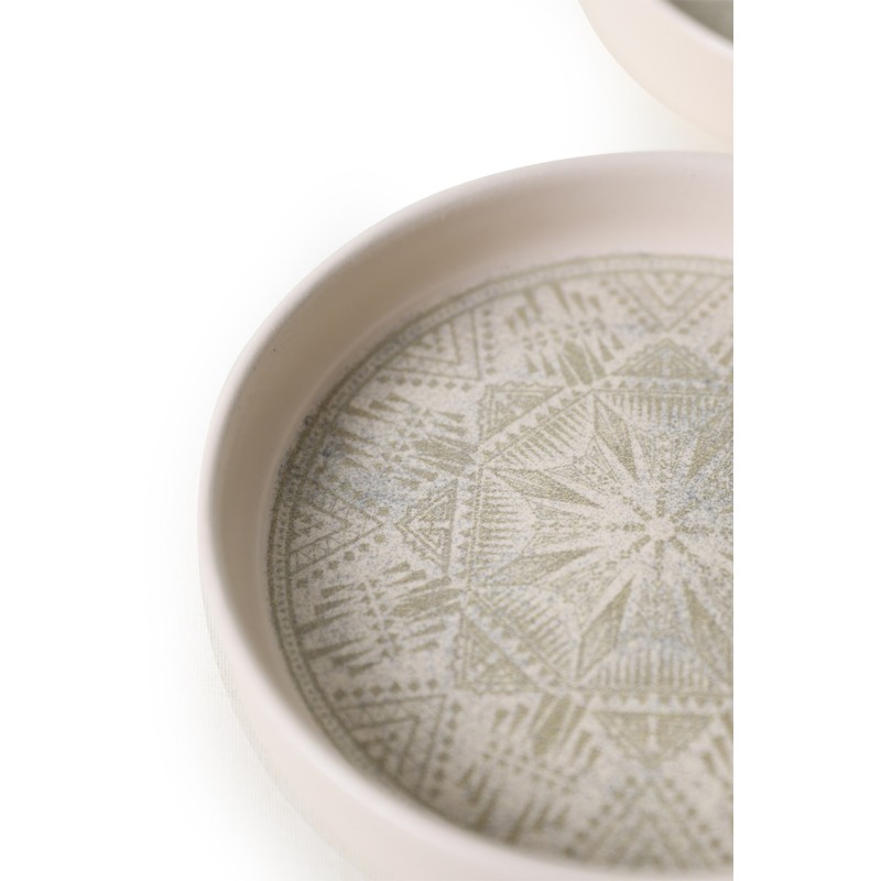 Hermia Ceramic Bowl Set (6 Pieces) X00017907 Cream