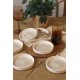 Hermia Ceramic Bowl Set (6 Pieces) X00017907 Cream