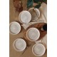 Hermia Ceramic Bowl Set (6 Pieces) X00017907 Cream